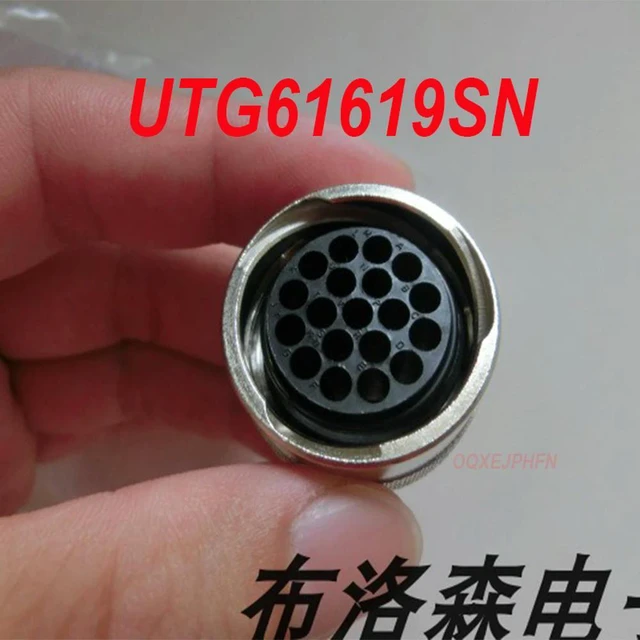 Alt view image 4 of 6 - For SOURIAU UTG61619SN circular connector 19P female pin plug housing