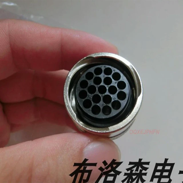 Alt view image 6 of 6 - For SOURIAU UTG61619SN circular connector 19P female pin plug housing