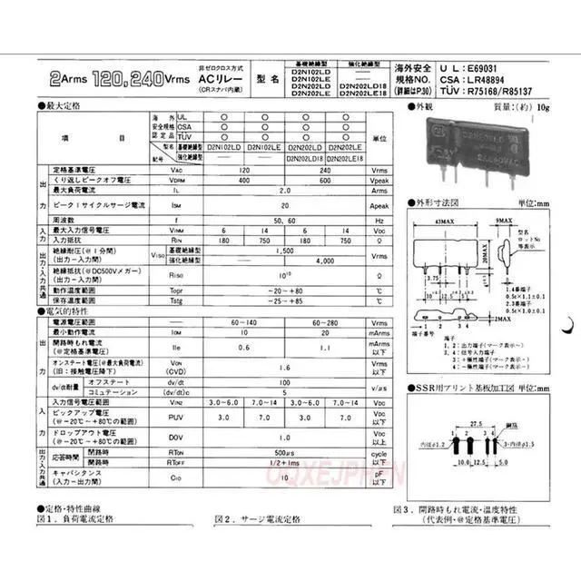 Alt view image 6 of 6 - For D2N202LD18 Solid state relay module single row 4 pin 2A 240VAC 1 Pcs