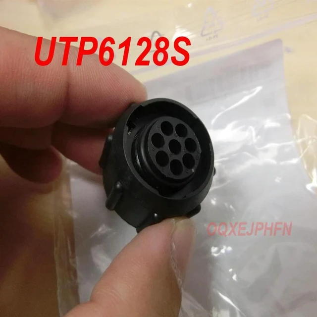 Alt view image 4 of 6 - For SOURIAU UTP6128S UTP series circular connector 8P without touch core female pin air plug