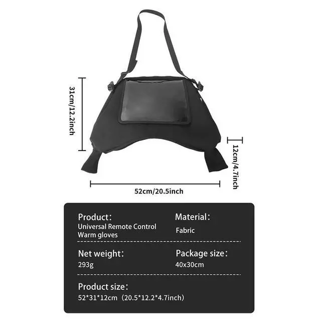 Alt view image 5 of 6 - 3X Remote Control Transmitter Warm Gloves Waterproof Cold Proof Windproof For FPV RC Transmitter For For Ma