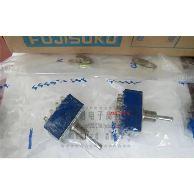 Alt view image 4 of 4 - For FUJISOKU 8A4021 Button Switch 6A125V 12-pin 3-gear Shaking Toggle Switch
