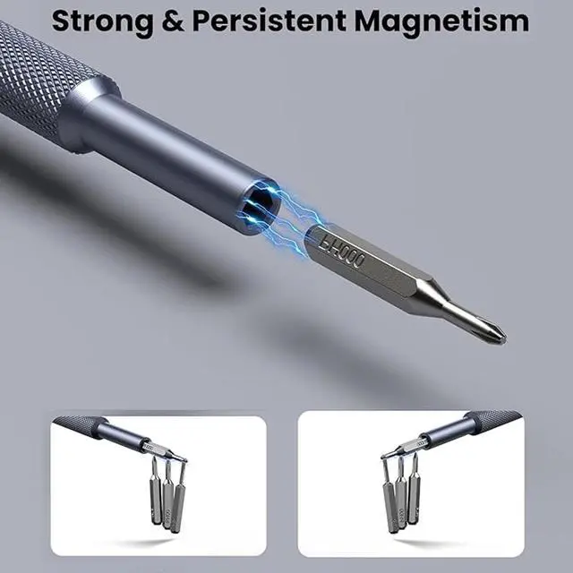 Alt view image 14 of 14 - 25-IN-1 Precision Small Screwdriver Set, Professional Mini Bit Tool Set for Glasses, Watch, Ring Doorbell, ElectronicComputerhigh-strength steel Screw DriverMagneticGift for Mens
