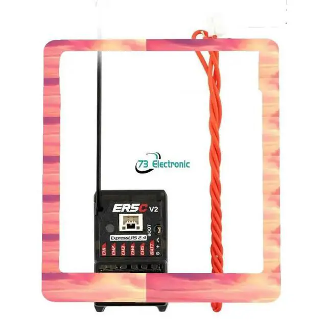 Alt view image 4 of 6 - For Radiomaster ER5C V2 RX Receiver 5CH ELRS 2.4Ghz PWM Receiver For RC FPV Car Boat Truck