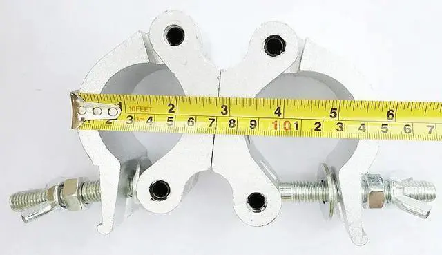 Alt view image 6 of 6 - 40mm-52mm Aluminum Clamps Stage Truss Fastener Dj Club Hanging Hook 250kg Capacity Accessories