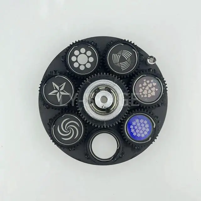 Alt view image 4 of 6 - 9.4cm Diameter Rotation Rotate Gobo Wheel With Patterns For LED 90W Moving Head Lights