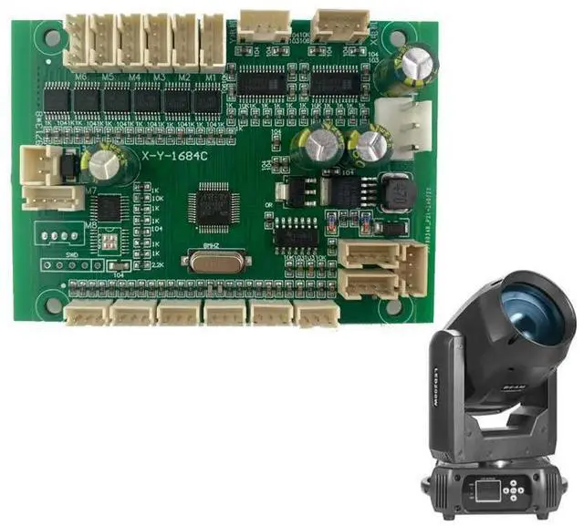 Alt view image 4 of 6 - X-Y-1684C X-Y-1684E Beam Led BSW200W Moving Head Light Control Board Main Motherboard