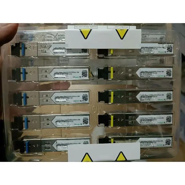 Alt view image 4 of 6 - for 1.25G SFP BiDi SC 10km Single Mode Single Fiber TX1310/RX1550nm SM SFP Packed