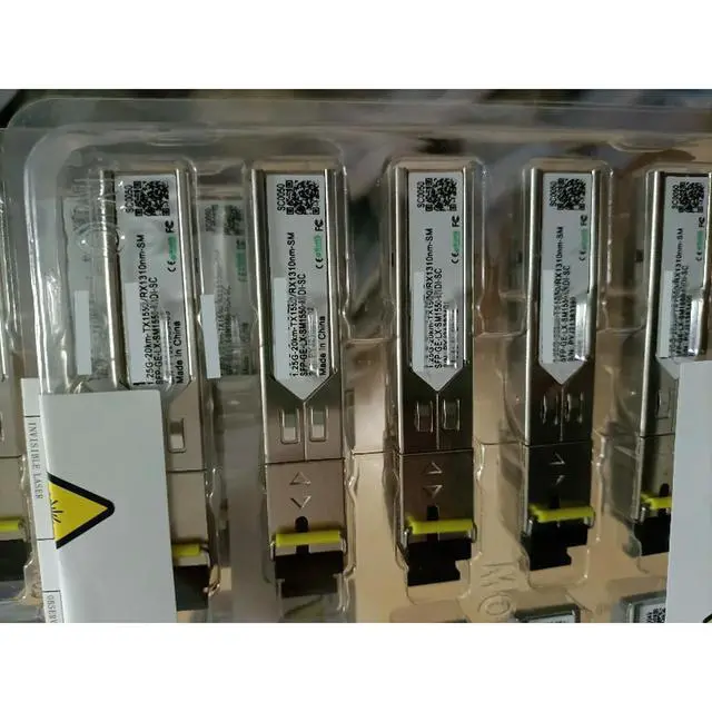 Alt view image 6 of 6 - for 1.25G SFP BiDi SC 10km Single Mode Single Fiber TX1310/RX1550nm SM SFP Packed