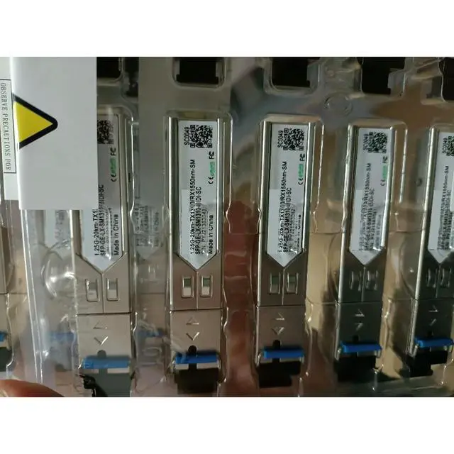 Alt view image 5 of 6 - for 1.25G SFP BiDi SC 10km Single Mode Single Fiber TX1310/RX1550nm SM SFP Packed