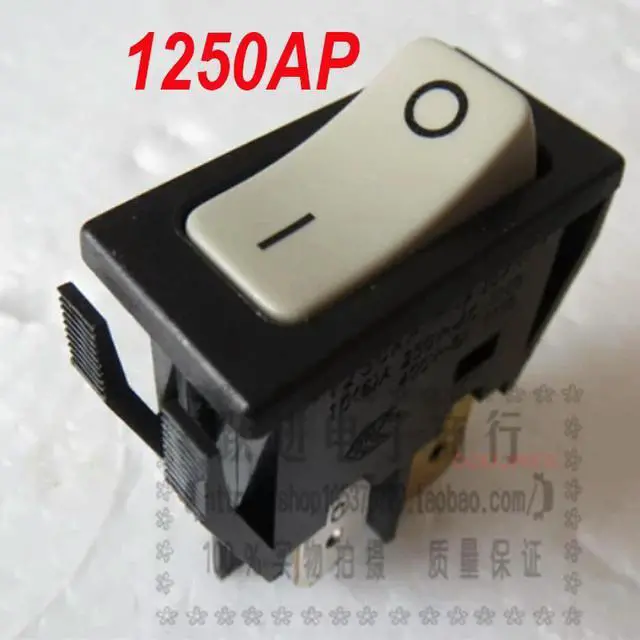 Alt view image 4 of 6 - For ARCOLECTRIC 1250AP boat-type switch 16A250V 4-pin 2-position rocker arm switch
