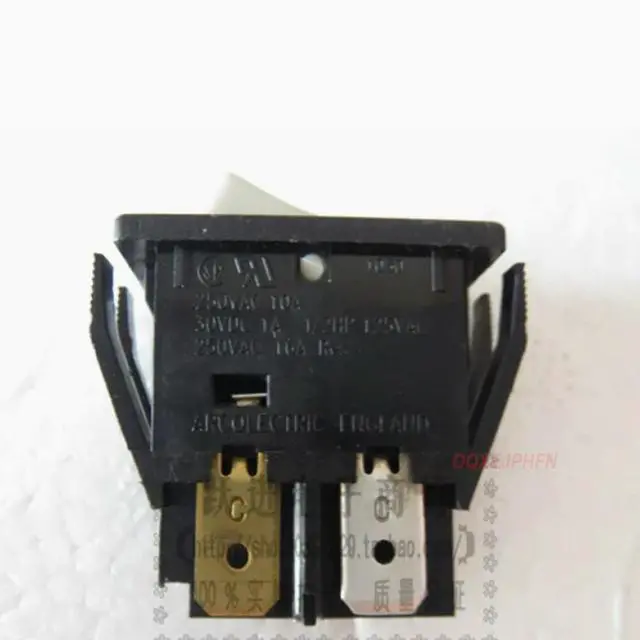 Alt view image 6 of 6 - For ARCOLECTRIC 1250AP boat-type switch 16A250V 4-pin 2-position rocker arm switch