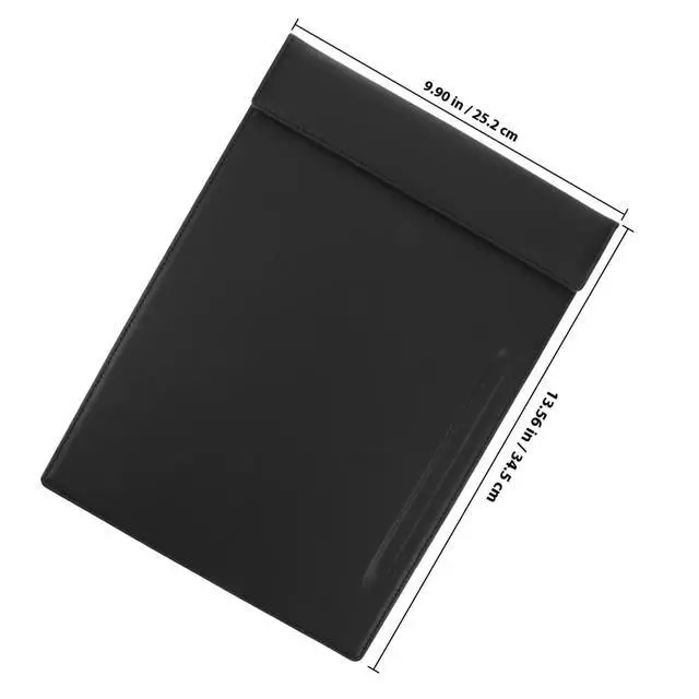 Alt view image 5 of 6 - Hotel Check Book with Pen Slot Wear Resistant Restaurant Check Holder Multipurpose Server Note Pads Menu Display Folder Writing
