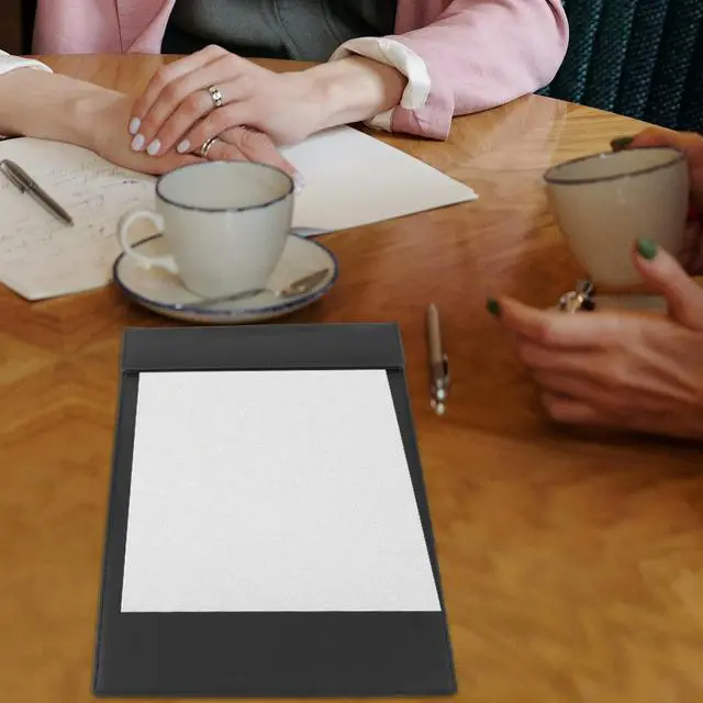 Alt view image 4 of 6 - Hotel Check Book with Pen Slot Wear Resistant Restaurant Check Holder Multipurpose Server Note Pads Menu Display Folder Writing