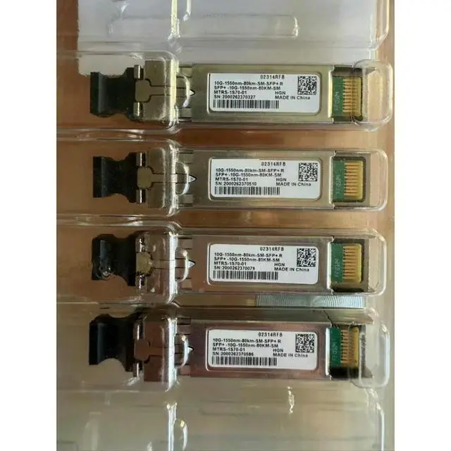 Alt view image 4 of 6 - 02314RFB 10G 1550nm 80km SMF Dual Fiber SFP+ Optical Module 10G-1550nm-80km for