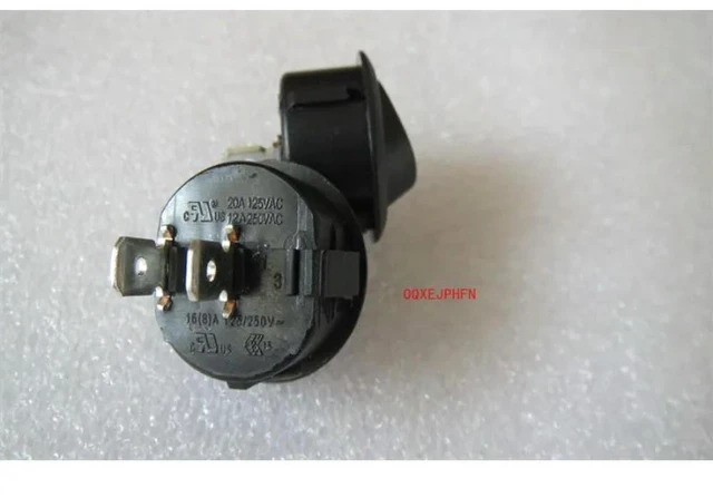 Alt view image 5 of 6 - For SRJ22A3EBBNN -ZF Round Ship Switch 2 Pin 2 Gear Rocker Switch 16A