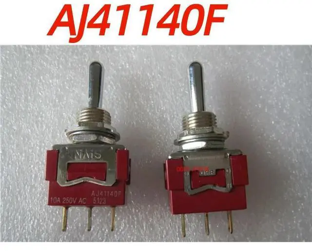 Alt view image 4 of 6 - For AJ41140 3-Speed Self-elastic Button Switch 3-Pin Bilateral Reset Shaking Head Switch AJ41140F 10A250V
