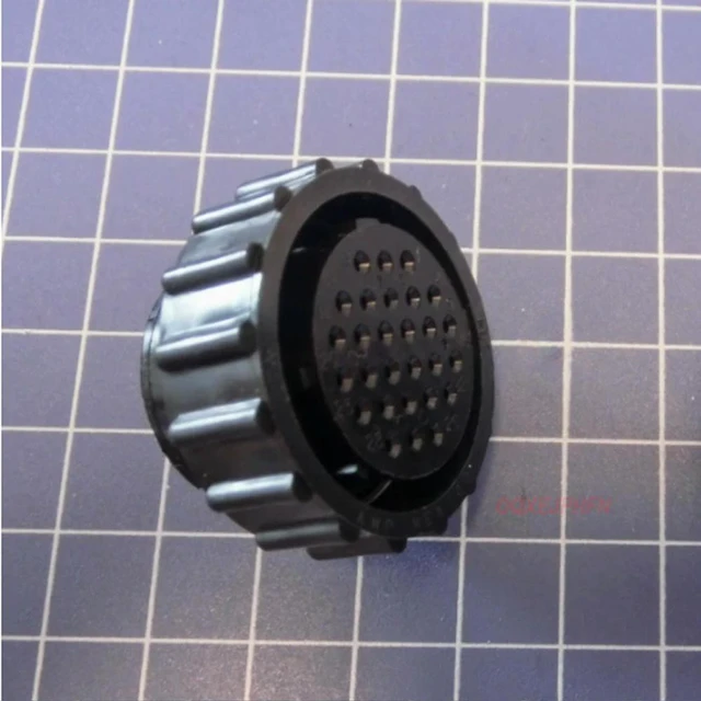 Alt view image 6 of 6 - For TE AMP 205839-3 Circular connector housing CPC2 series socket 28-way female 17-28