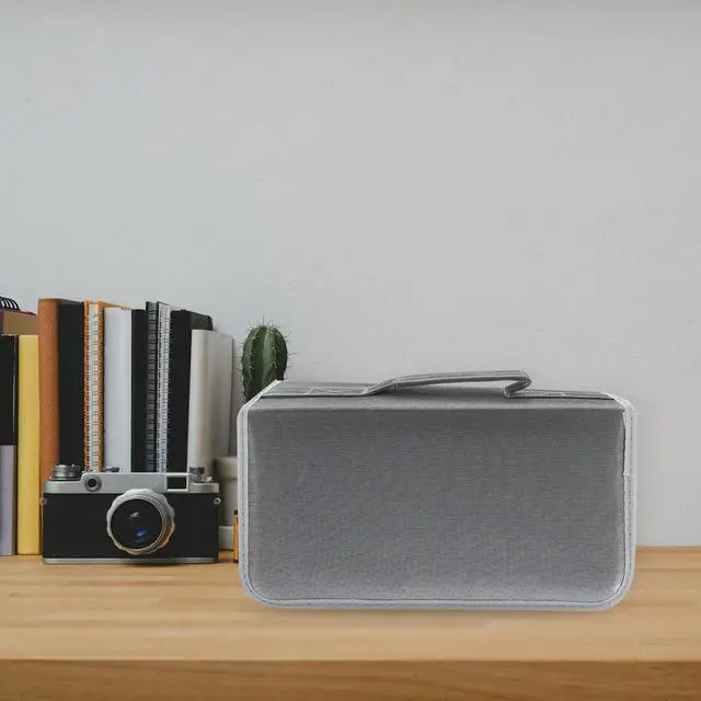 Alt view image 5 of 6 - 2Pcs Dvd Bag Cd Holder Case Disc Organizer Zipper Cd Pouch for Movies Gamers Djs Slim Dvd Cases