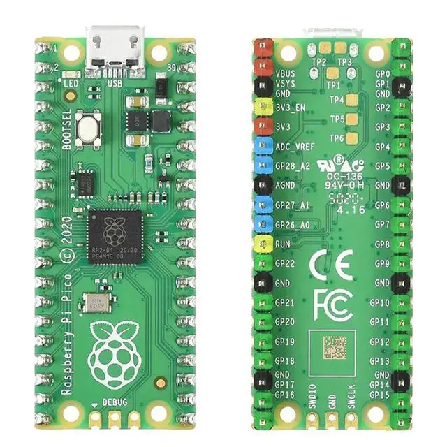 Alt view image 8 of 8 - For Raspberry Pi Pico RP2040 Basic Starter Kit LCD1602 Display Module Breadboard for Raspberry Pi Beginners & Software Engineer