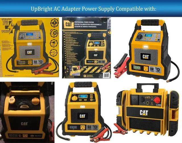 Alt view image 7 of 10 - UpBright AC Power In Charging Cord Charger Cable Compatible with CAT CJ1000DXT CJ1000DCP CJ1000CP 1418644 1509959 1000 Peak Amp Jump Starter 1200A 1000A Station CJ1000DCPUK CJ3000 2000 A 2000A Battery