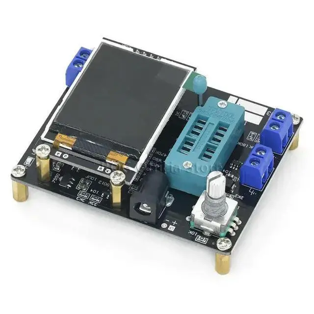 Alt view image 5 of 6 - Version GM328A Transistor Tester Diode Capacitance ESR Voltage Frequency Meter PWM Square Wave Signal Generator Soldering