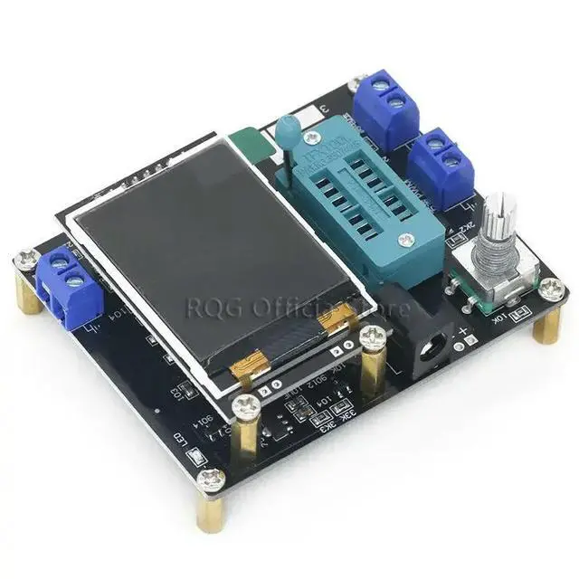 Alt view image 6 of 6 - Version GM328A Transistor Tester Diode Capacitance ESR Voltage Frequency Meter PWM Square Wave Signal Generator Soldering