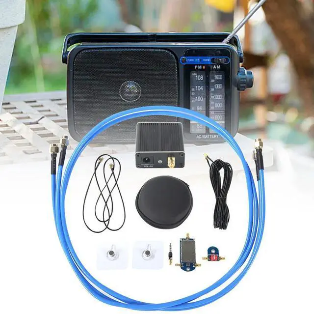 Alt view image 14 of 14 - Active Magnetic Loop Antenna Wideband 50K-500MHz Shortwave Radio Active Loop Antenna HF AM FM VHF UHF SDR Receiver Radio