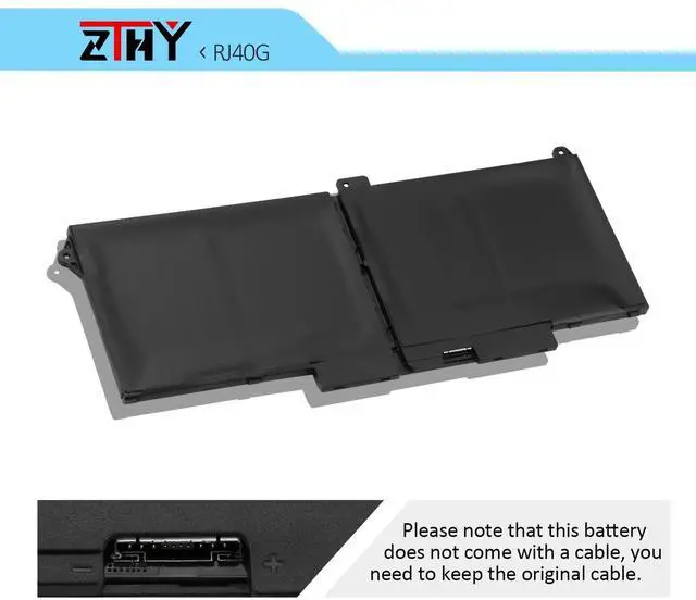 Alt view image 19 of 20 - RJ40G 4-Cell 63Wh Laptop Battery - Replacement for Dell Latitude 14 5420 Latitude 15 5520 Precision 15 3560 Series P137G P104F P104F001 P104F002 075X16 1K2CF WY9DX 0WK3F1 0M3KCN 005R42 M033W 15.2V