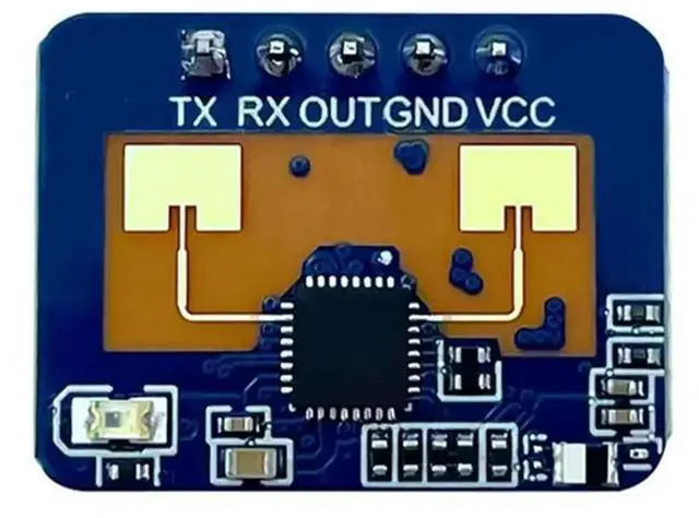 Alt view image 5 of 6 - Human Wave HLK-LD2410C 24G Mmwave Presence Sensor Module 4Pcs Human Detection Motion Detection Radar Module