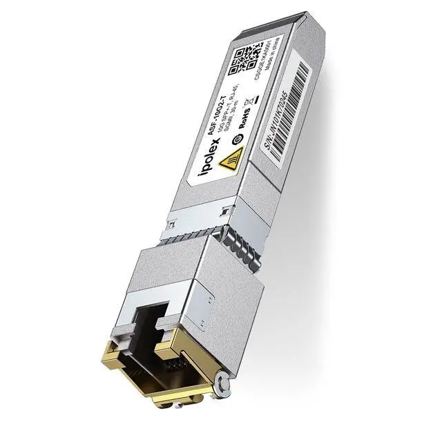 Alt view image 7 of 12 - SFP+ to RJ45 10Gb Module, Support 1G/2.5G/5G/10GBase-T RJ45 SFP+ Module, Compatible for Cisco SFP-10G-T, Ubiquiti UACC-CM-RJ45-MG, Mikrotik, Netgear, TP-Link, D-Link and More, up to 30 Meters