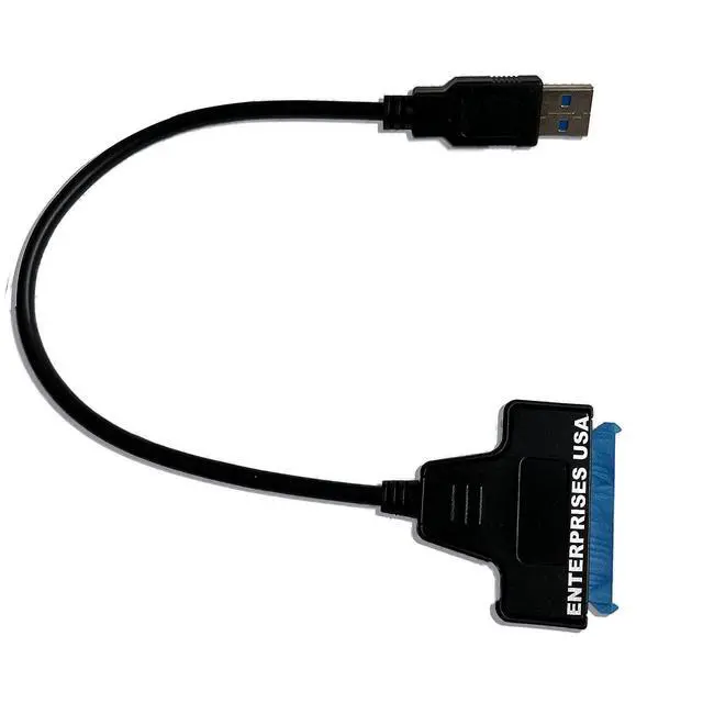 Alt view image 8 of 14 - SATA to USB Cable USB 3.0 to SATA III Hard Drive Adapter Converter for 2.5 Inch SSD & HDD Data Transfer Support UASP (Black) Enterprises USA