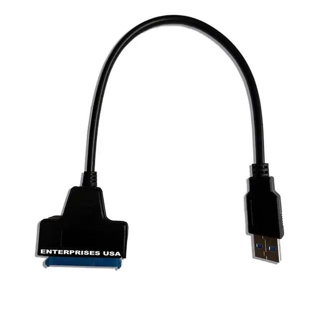 Alt view image 11 of 14 - SATA to USB Cable USB 3.0 to SATA III Hard Drive Adapter Converter for 2.5 Inch SSD & HDD Data Transfer Support UASP (Black) Enterprises USA