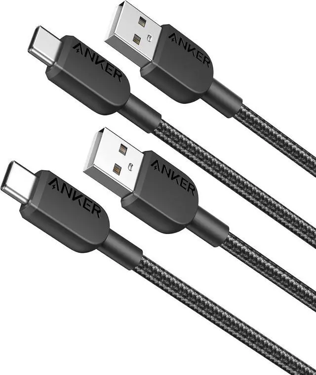 Alt view image 5 of 8 - USB to USB C Cable USB A to Type C Charger Cord (2 Pack 3FT) for Galaxy Note 10/S10+ S10 LG V30 (USB 2.0 Black)