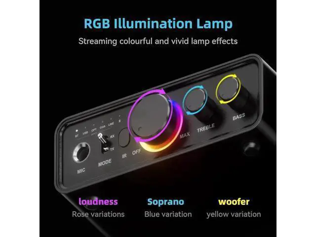 Alt view image 9 of 14 - Bluetooth 5.3 Audio Receiver Transmitter for Home Stereo TV, HiFi Wireless Bluetooth Low Latency Audio Adapter, Supports USB, RCA, 3.5mm AUX, DAC, Coaxial, Optical Input/Output