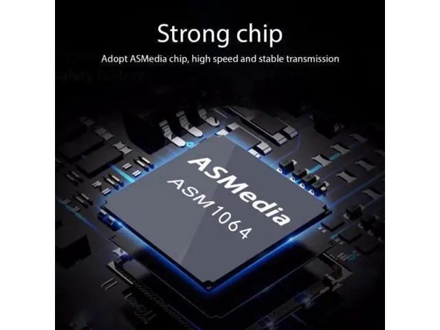 Alt view image 13 of 14 - M.2 SSD to PCI-E X1 Adapter 4 SATA SSD to PCIe 3.0/4.0 Expansion Card Adapter ASM1064 Chipset with 12cm PCI-E Bracket