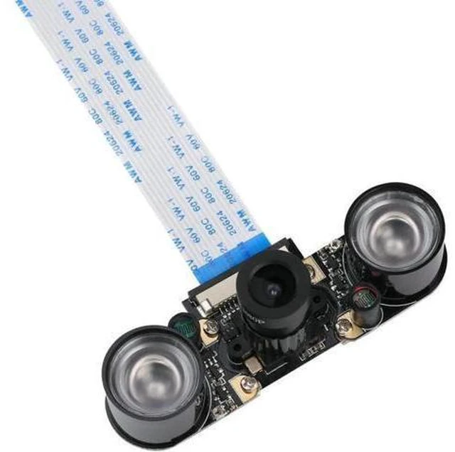 Alt view image 6 of 10 - Raspberry Pi 3 Camera Module Night Vision with 3.6mm Adjustable Focal Length 2pcs IR Sensor LED Light Also for Raspberry Pi 3 Model B+ and Raspberry Pi 3 Model B