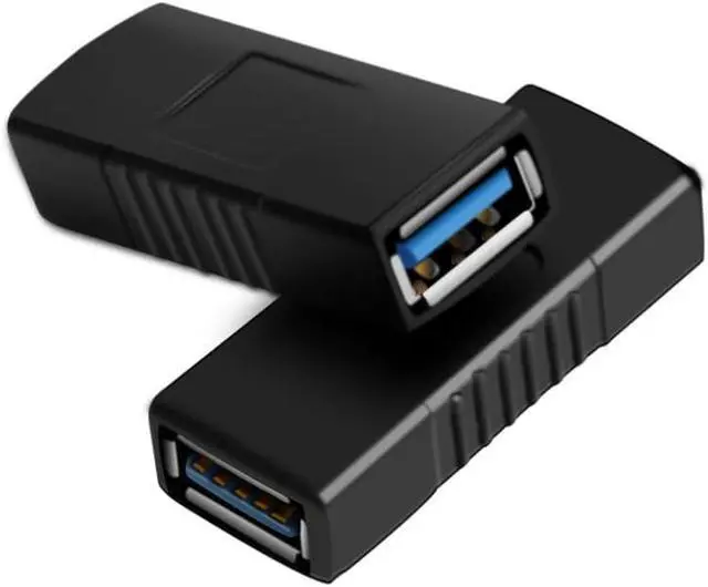 Alt view image 7 of 12 - SuperSpeed USB 3.0 Coupler Adapter Type A Female to Female Bridge Extension Connector by (2PCS)