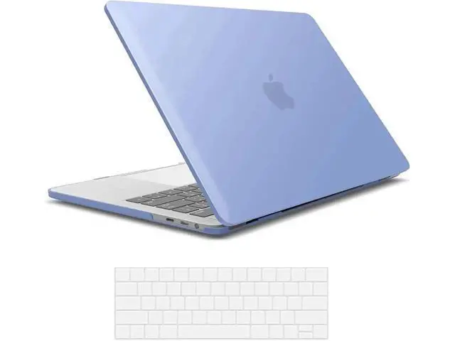 Alt view image 8 of 14 - Compatible with MacBook Pro 15 Inch Case 2019 2018 2017 2016 A1990 A1707, Hard Shell Case with Keyboard Cover & Type C Adapter for Mac Pro 15 Touch Bar Light Blue