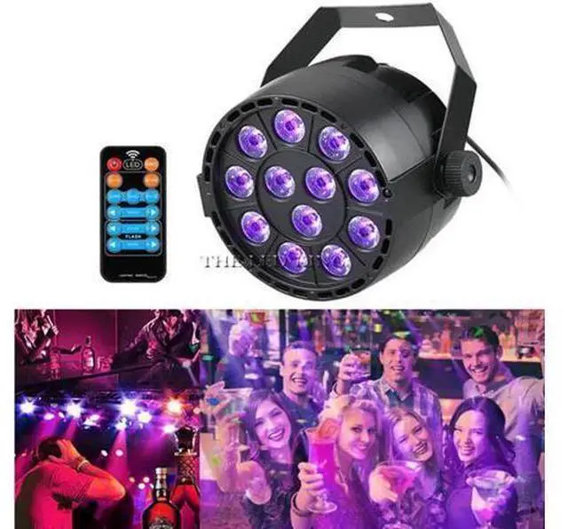 Alt view image 9 of 10 - 36W UV Led Stage Light Black Light Par Light Ultraviolet Led Spotligh Lamp With DMX512 for Disco DJ Club Show Party Decoration