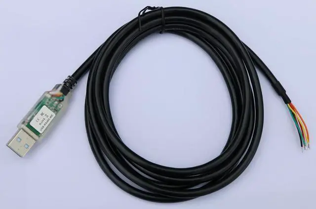 Alt view image 12 of 14 - FTDI USB-RS485-WE-1800-BT Cable USB to RS485 UART Serial Adapter Converter Cable USB-RS485-WE Cable 1.8M 6 Way Wire End