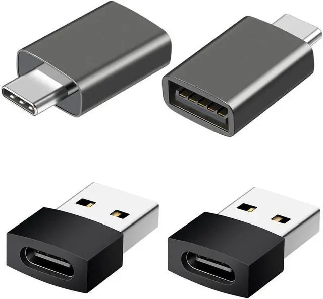 Alt view image 8 of 14 - USB C to USB+USB A to USB C Adapter MixPack 4pcs USB C to USB Adapter High-Speed Data Transfer USB-C Male to USB 3.0 Female Adapter for USB &Type C Port Series Smarts&Devices.