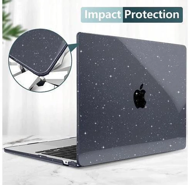 Alt view image 14 of 14 - Compatible with MacBook Air 15 inch Case 2023 Release A2941 M2 Chip Liquid Retina Display Touch ID, Plastic Hard Case with Keyboard Skin & Screen Protector & Type C Adapter For MacBook Air 15.3 Inch
