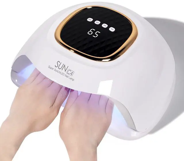 Alt view image 7 of 12 - UV Nail Lamp - Fast Drying, Powerful & Efficient LED Nail Lamp with 4 Timing Settings & Infrared Automatic Sensor Professional UV Light for Home Salon Nail Art Tools