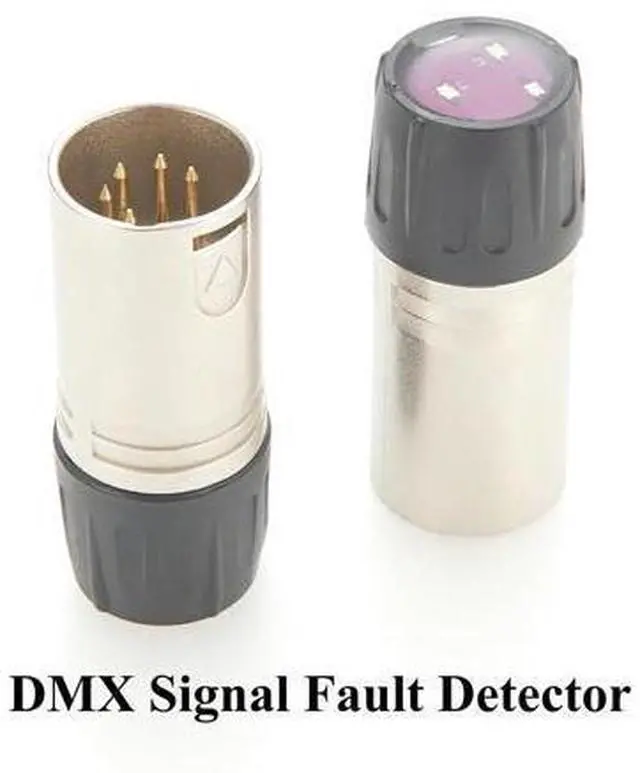 Alt view image 13 of 14 - XLR 5Pin Male DMX512 Cable Signal Line Tester DMX Signal Fault Detector Tester for LED Par Light, DJ Lights, Studio Lighting, Live Show (5Pin)