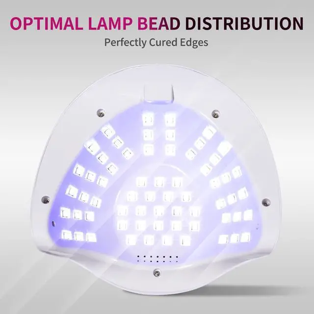 Alt view image 11 of 12 - UV Nail Lamp - Fast Drying, Powerful & Efficient LED Nail Lamp with 4 Timing Settings & Infrared Automatic Sensor Professional UV Light for Home Salon Nail Art Tools