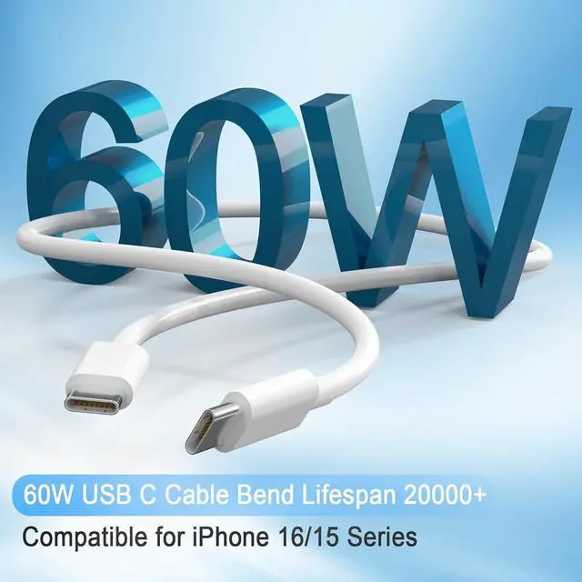 Alt view image 10 of 14 - iPhone 16 15 Charger USB C Charger 4-Pack USB C Fast Wall Charger USB C Charger Block (4-Pack 6 ft USB C Cable Included) for iPhone 16 15/15 Pro/15 Pro Max/iPad Pro/AirPods & More