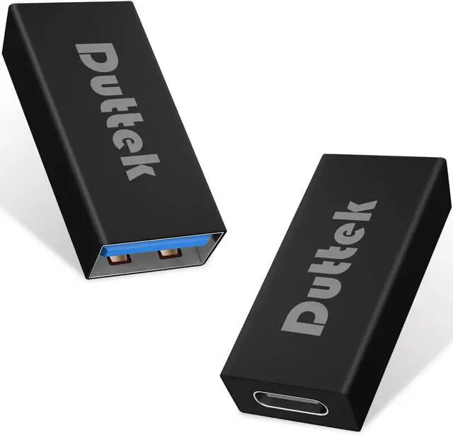 Alt view image 14 of 14 - USB C to USB 3.0 Adapter USB C Female to USB Female Adapter USB C Female to USB 3.0 Female Adapter Connector USB to USB C Adapter Compatible with MacBook Pro Laptop 2 Pack (Black)
