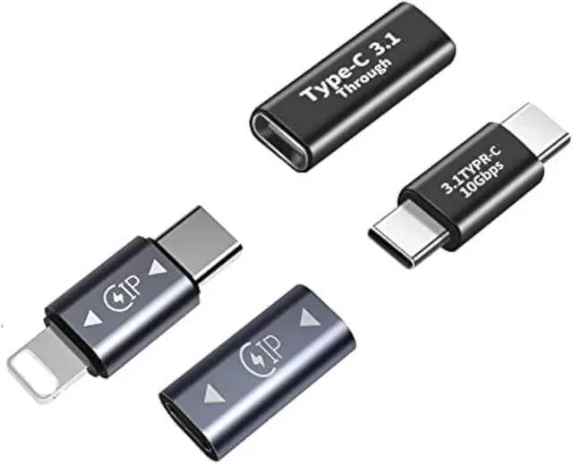 Alt view image 8 of 13 - USB C Adapter (4 pcs) Supports Charging and Data Transfer Expansion The Rate is up to 10Gbps Compatible with Type C Devices Such as MacBook etc.