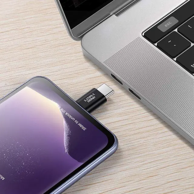 Alt view image 10 of 13 - USB C Adapter (4 pcs) Supports Charging and Data Transfer Expansion The Rate is up to 10Gbps Compatible with Type C Devices Such as MacBook etc.
